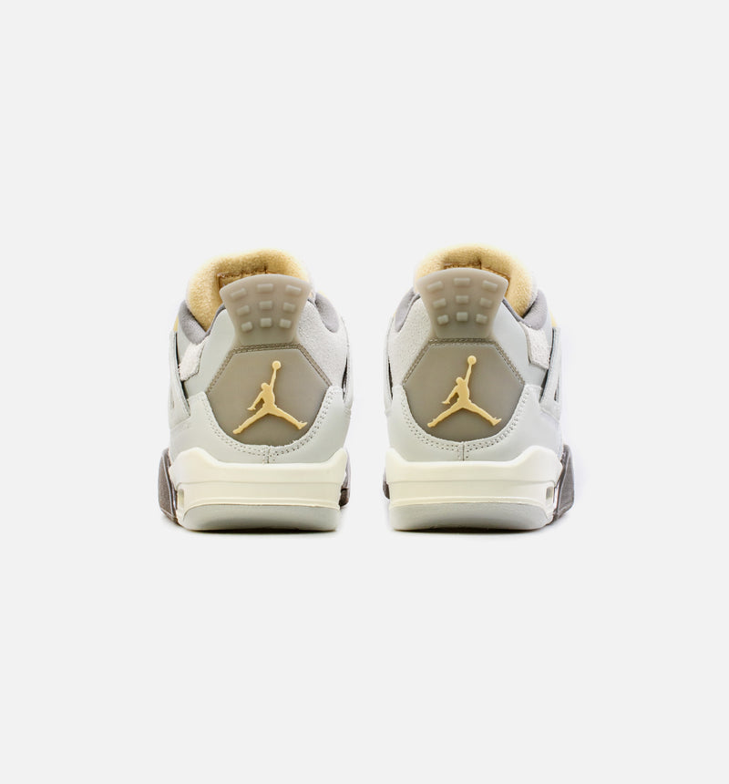 Air Jordan 4 SE Craft Photon Dust Grade School Lifestyle Shoe - Grey Limit One Per Customer