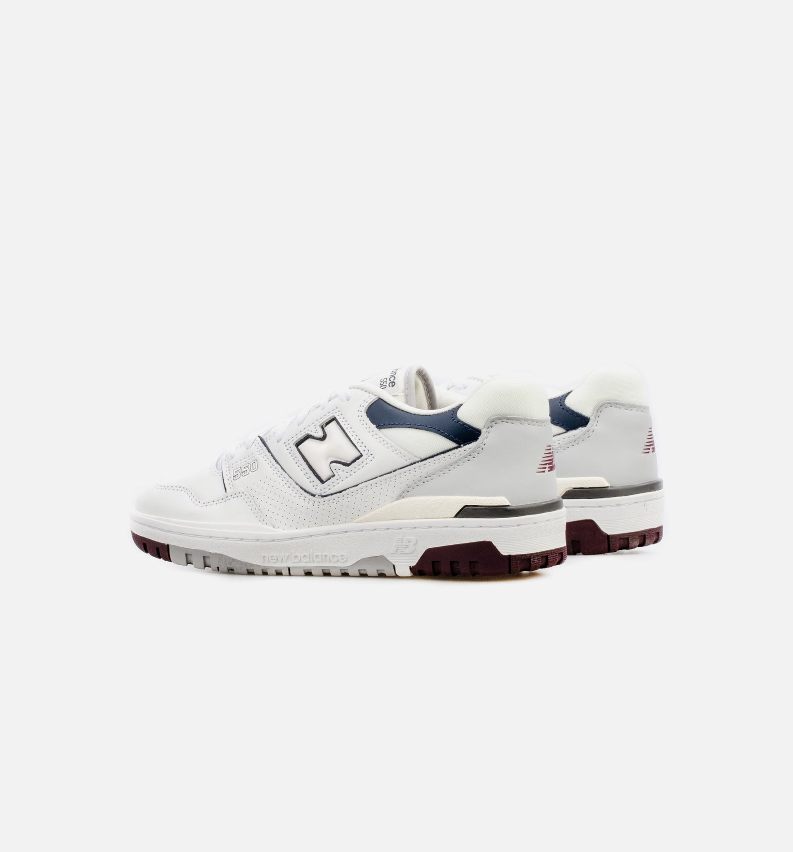 New Balance BB550PWB 550 Maroon Navy Mens Lifestyle Shoe  display picture 1