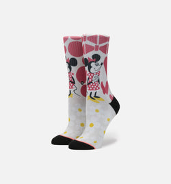 STANCE W556A17YUS-OFW
 Yusuke Hanai Minnie Socks Girl's - Pink/White/Yellow/Black Image 0