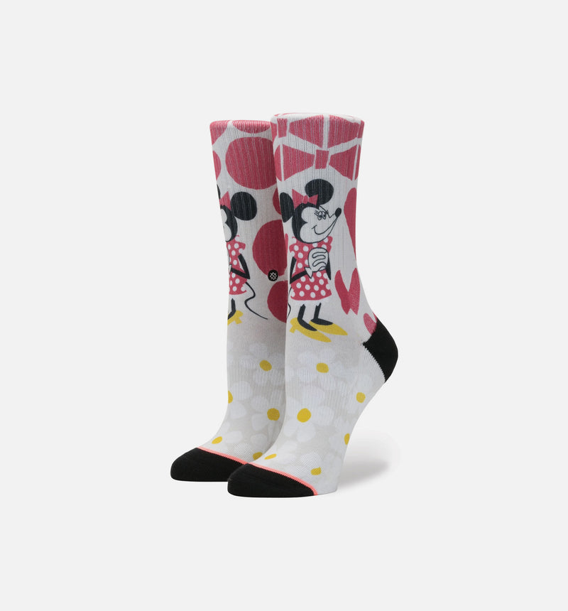 Yusuke Hanai Minnie Socks Girl's - Pink/White/Yellow/Black