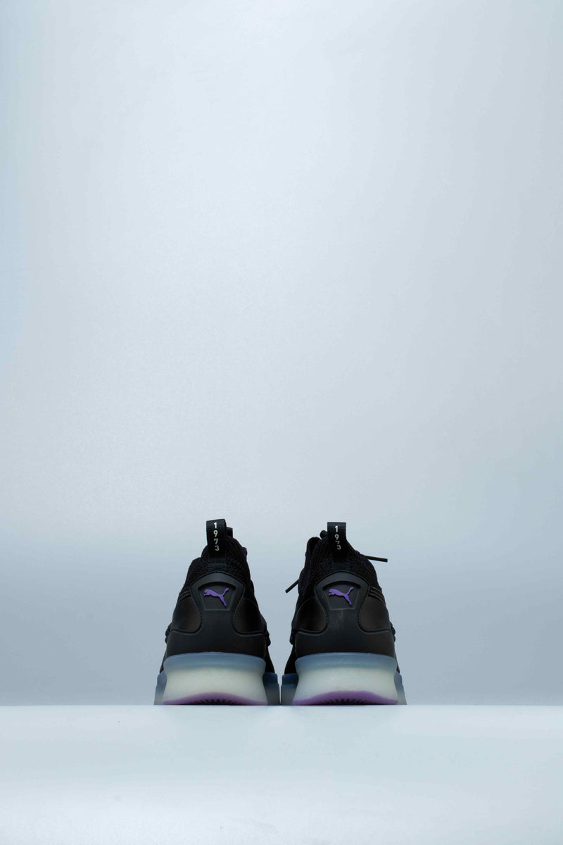 Clyde Court Purple Glow Mens Shoes - Black/Purple