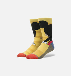 STANCE M545D16MIC-YLW
 Mickey Socks Men's - Yellow/Black/Red Image 0