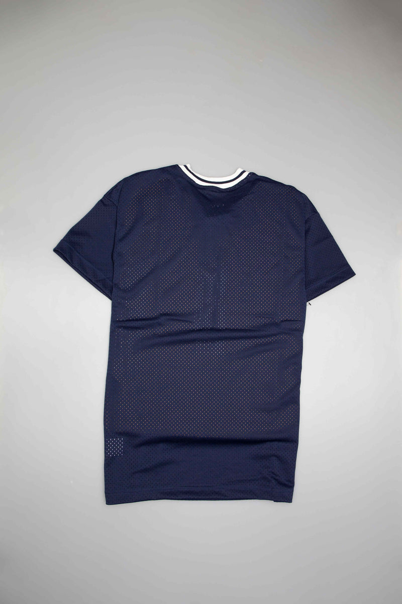 Sportswear Heritage Mesh Logo Short Sleeve Mens T-Shirt - Navy