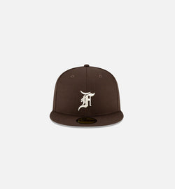 NEW ERA 60224489
 Fear Of God Essentials 59Fifty Fitted Cap Mens Hat - Brown Image 0