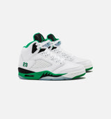 Air Jordan 5 Retro Lucky Green Womens Lifestyle Shoe - White/Lucky Green/Black/Ice Blue