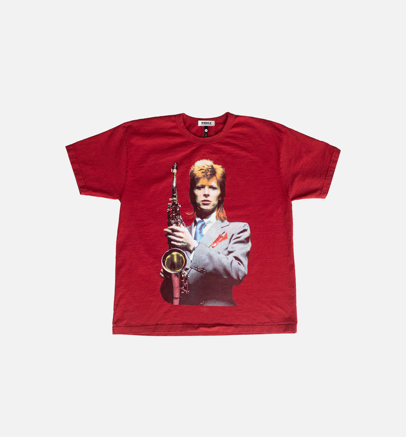 Bowie Sax Sells Short Sleeve Tee Mens T-shirt - Red