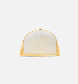 NEW ERA 60224484
 Fear Of God Essentials 59Fifty Fitted Cap Mens Hat - Gold/White Image 0
