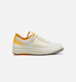JORDAN DV9956-118
 Air Jordan 2 Retro Low Melon Tint Mens Lifestyle Shoe - White/Orange Image 0
