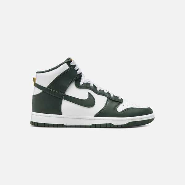 Nike Dunk High White Grey Suede Green Men\'s Size‎ 10 Sneakers Nike Dunk High Australia Noble Green University Gold DD1399  main image 3