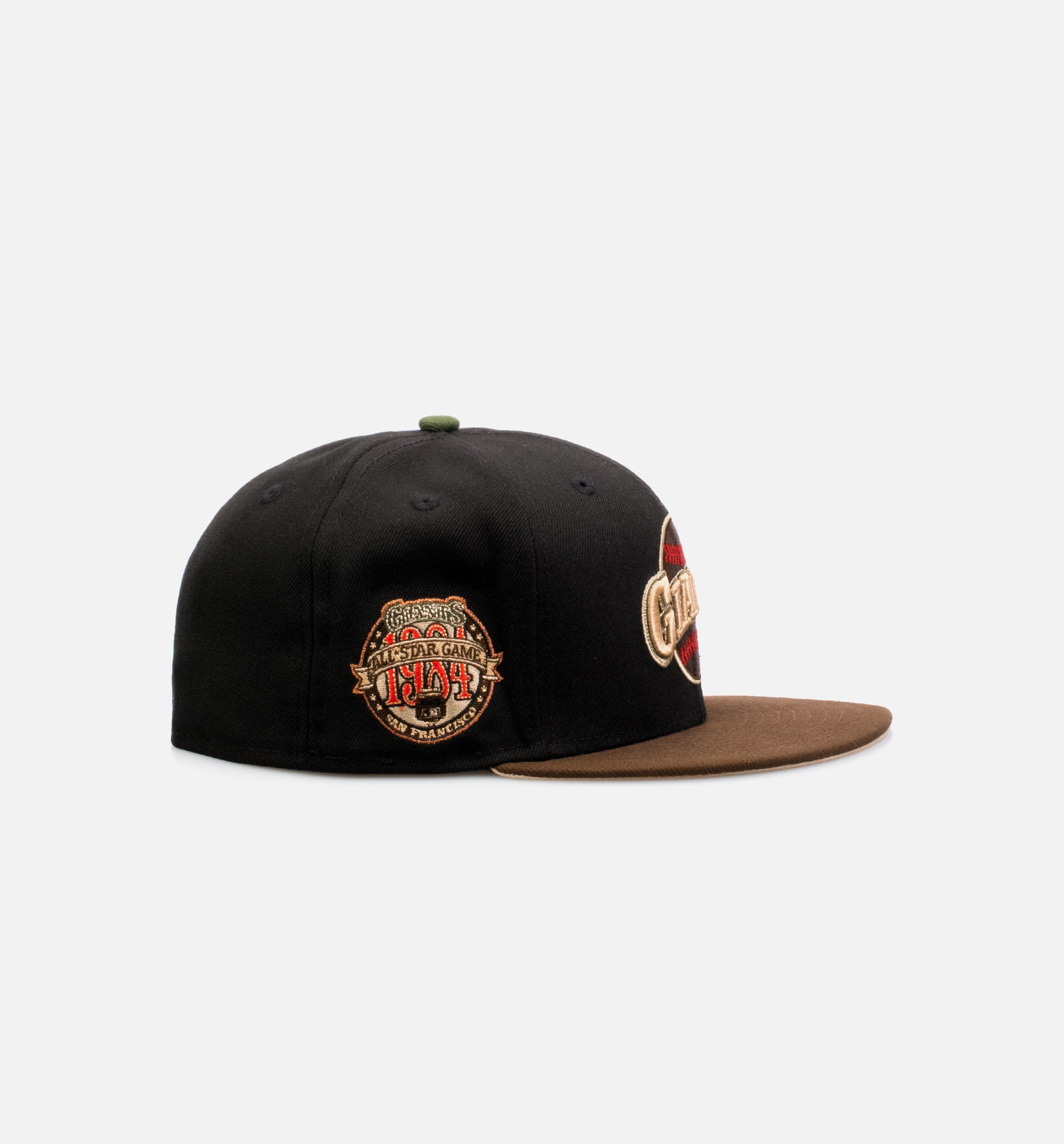 Men's Fanatics Branded Khaki/Brown San Francisco Giants Side Patch Snapback Hat