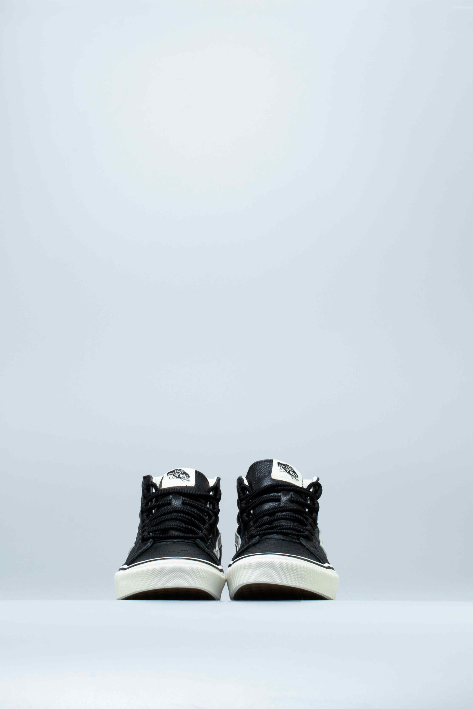 カイポン Vans VN0A3ZCH68X Leather SK8 Hi Reissue Ghillie Mens Shoes - Black