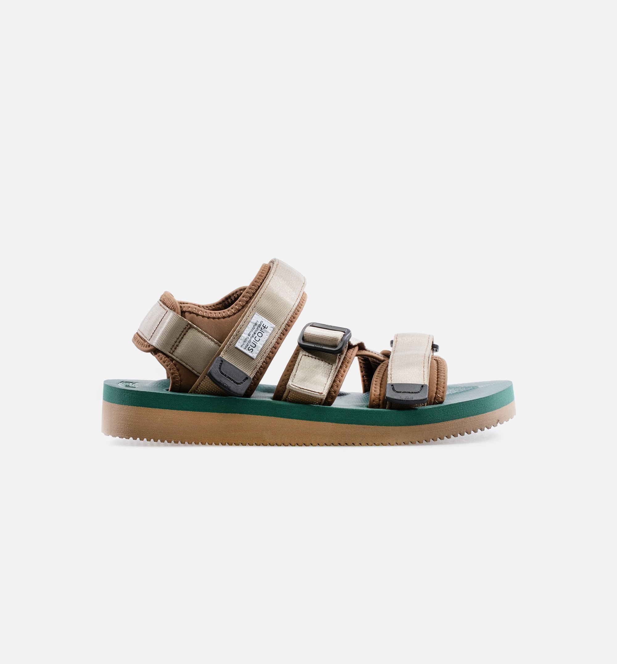 Suicoke OG-044V-KHAGRN Kisee-V Mens Sandals - Green/Tan – METAL-PS.com