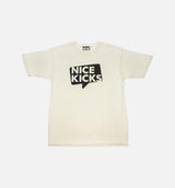Nice Kicks Talk Box Tee Men's - Cream/Black