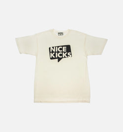 NICE KICKS ESSENTIALS NKT-CRMBLK
 Nice Kicks Talk Box Tee Men's - Cream/Black Image 0