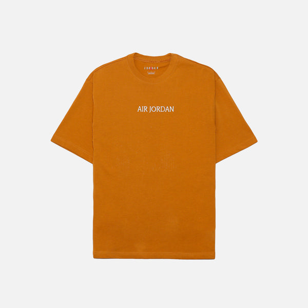 Orange and blue jordan shirt best sale