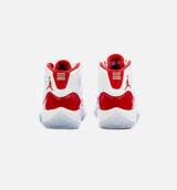 Air Jordan 11 Retro Cherry Grade School Lifestyle Shoe - White/Red Limit One Per Customer