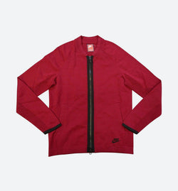 NIKE 810558-677
 Sportswear Tech Knit Bomber Jacket Men's - Team Red/Black Image 0