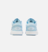 Air Jordan 1 Low Ice Blue Womens Lifestyle Shoe - White/Blue Limit One Per Customer