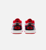 Air Jordan 1 Low Reverse Black Toe Mens Lifestyle Shoe - Red/ Black Free Shipping