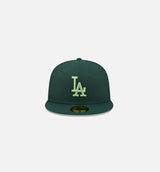 Los Angeles Dodgers State Fruit 59FIFTY Fitted Cap Mens Hat - Green