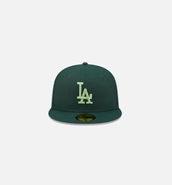 NEW ERA 60243835
 Los Angeles Dodgers State Fruit 59FIFTY Fitted Cap Mens Hat - Green Image 0