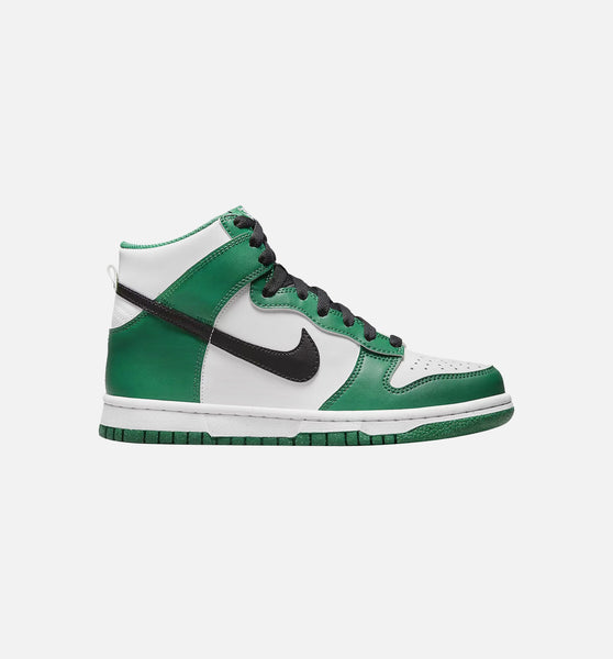 Nike DR0527-300 Dunk High Green Black Grade School Lifestyle Shoe ...
