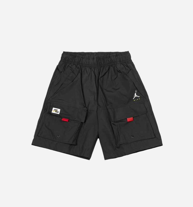 Jumpman Woven Shorts Mens Shorts - Black/Red