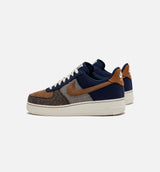 Air Force 1 Low Tweed Corduroy Mens Lifestyle Shoe - Midnight Navy/Ale Brown/Pale Ivory Free Shipping