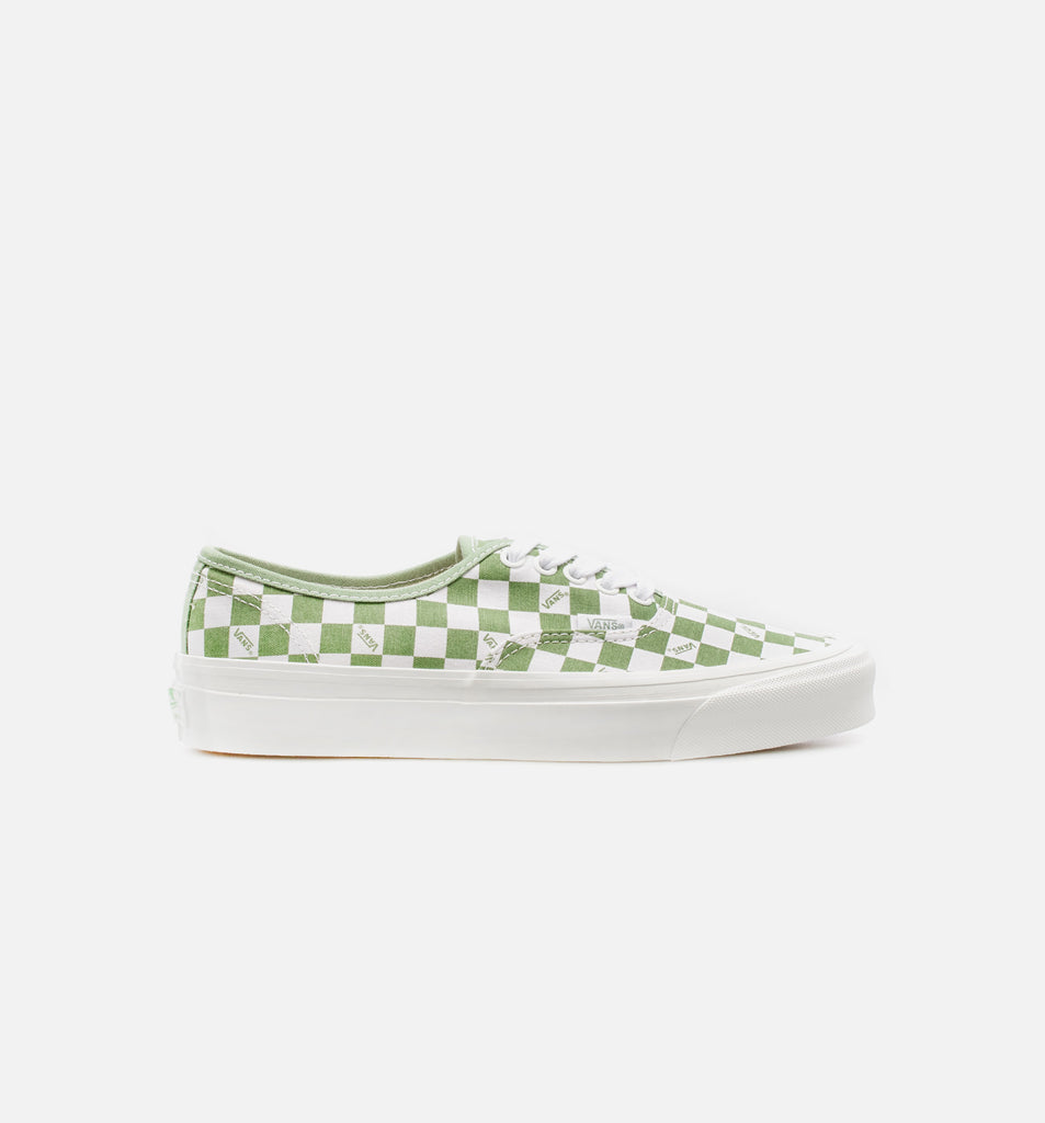 【VANS】 PREMIUM CHECKERBOARD AUTHENTIC 44 ★ GREEN & BLACK Premium Authentic Checkerboard Shoe in Black | Vans