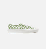 Authentic LX Checkerboard Mens Skate Shoe - Green/White