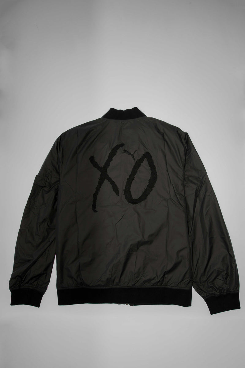 The Weeknd Collection Xo Mens Nylon Bomber Jacket - Black/Black
