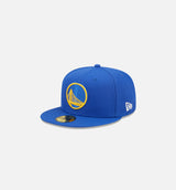 Golden State Warriors Pop Sweat 59fifty Fitted Hat Mens Hat - Blue