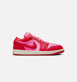 JORDAN FB9893-600
 Air Jordan 1 Low SE Womens Lifestyle Shoe - Pink Blast/Sail/Chile Red Image 0
