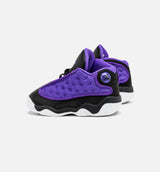 Air Jordan 13 Retro Purple Venom Infant Toddler Lifestyle Shoe - Black/Purple