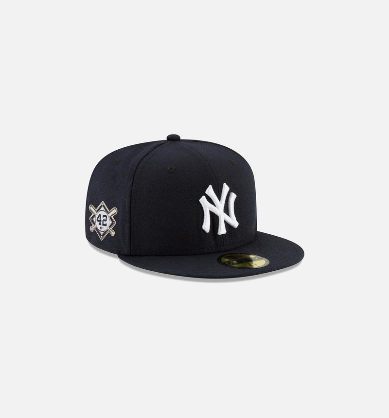 New York Yankees Jackie Robinson Day 59FIFTY Fitted Cap Mens Hat - Navy