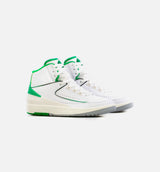 Air Jordan 2 Retro Lucky Green Grade School Lifestyle Shoe - White/Green