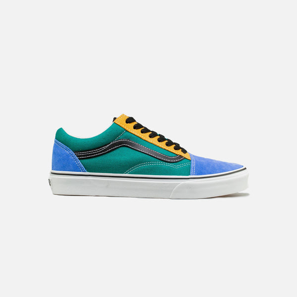 Green blue and yellow vans hotsell