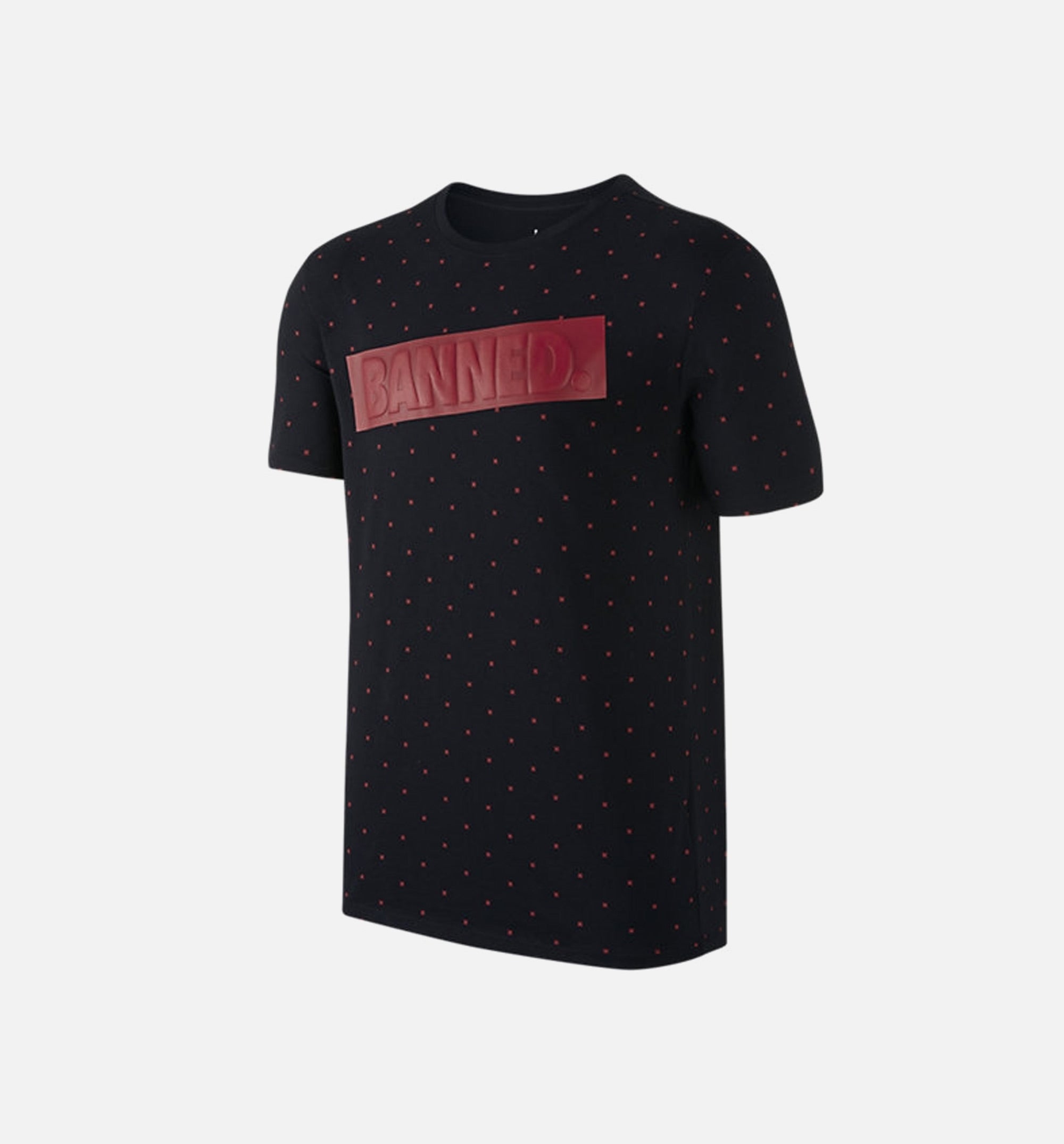 Air Jordan Banned Tee Men's Black/Gym Red - Main Image