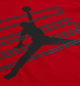 Air Jordan 11 Graphic Mens Short Sleeve Shirt - Red