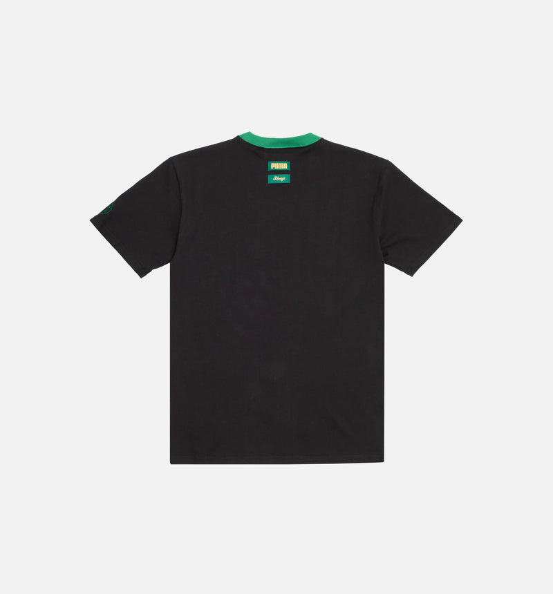 Rhuigi Graphic Mens Short Sleeve Shirt - Black/Green