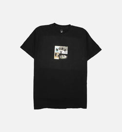 BORN X RAISED B0001PSQR
 Party Square Mens T-Shirt - Vintage Black/Black Image 0