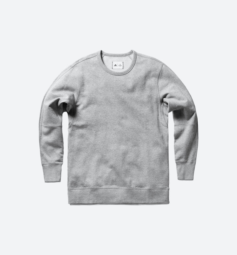 Reigning Champ X adidas French Terry Crew Long Sleeve Men's  - Grey