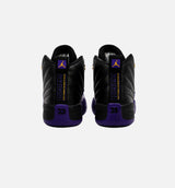 Air Jordan 12 Retro Field Purple Preschool Lifestyle Shoe - Black/Purple