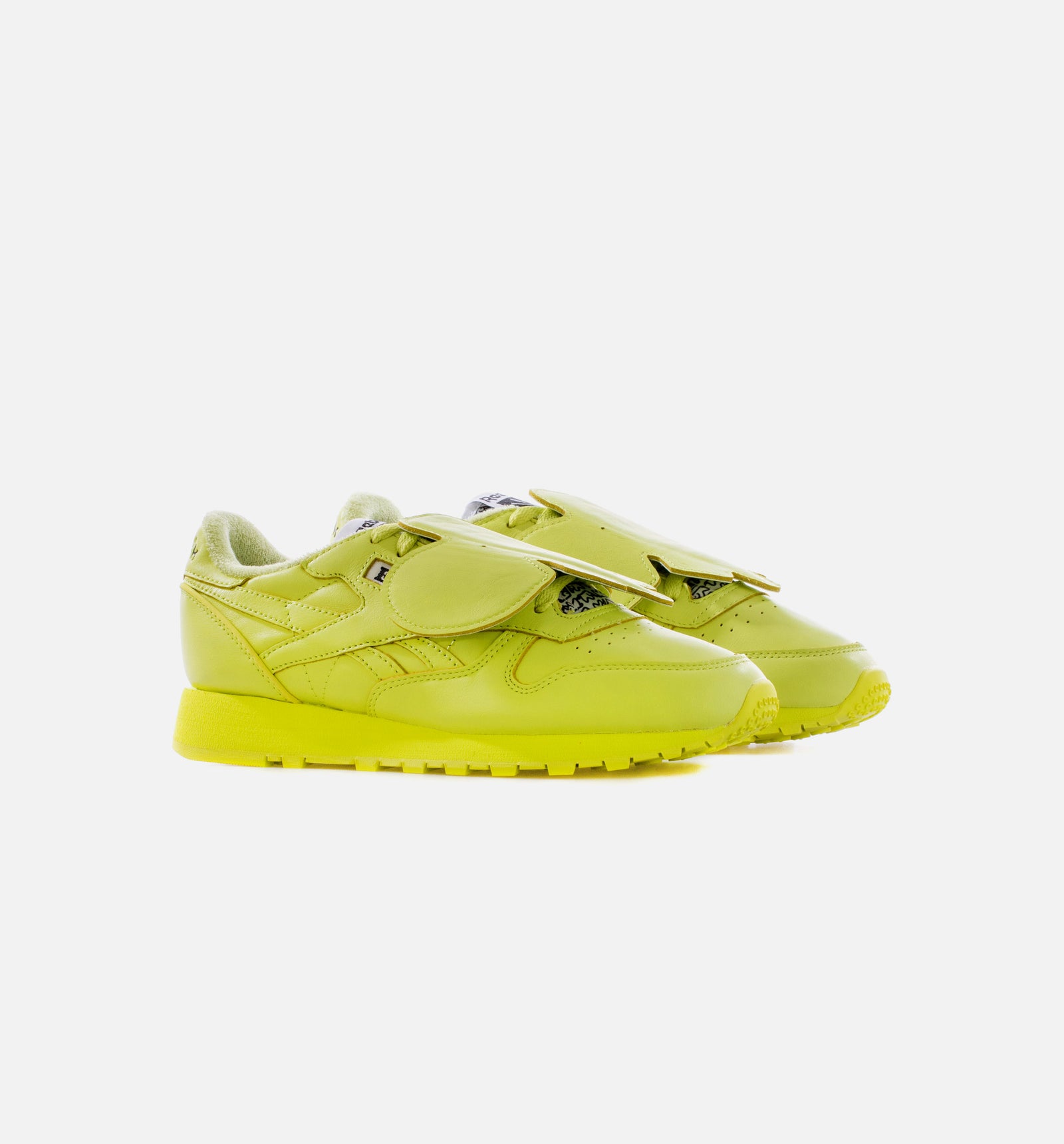 Reebok classic leather trainers in yellow online