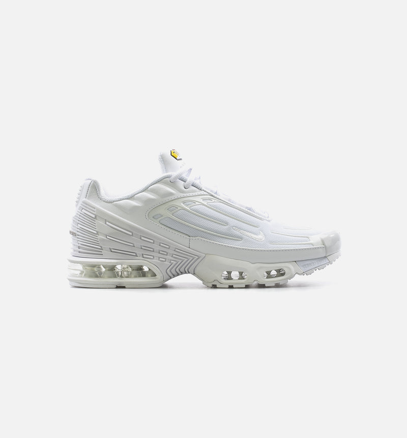 Nike air max plus 3 triple white mens Clearance