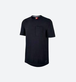 NIKE 729397-011
 Tech Knit Pocket T-Shirt Mens - Black Image 0