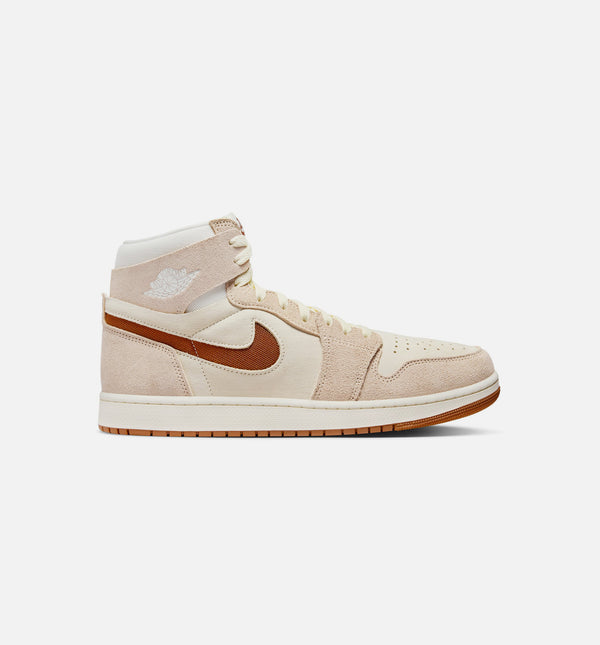 Jordan BQ6472 103 Air Jordan 1 Mid Desert Womens Lifestyle Shoe Sail Desert Black ShopNiceKicks