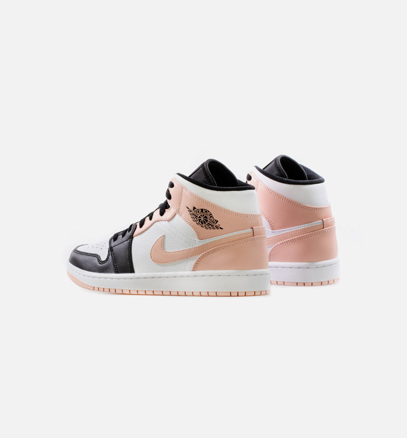 Air Jordan 1 Mid Arctic Orange Mens Lifestyle Shoe - White/Black/Arctic Orange