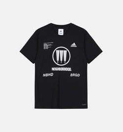 ADIDAS CONSORTIUM FQ6816
 adidas X Neighorhood Mens T-Shirt - Black/White Image 0