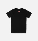 Roller Short Sleeve Tee Mens T-Shirt - Black/White